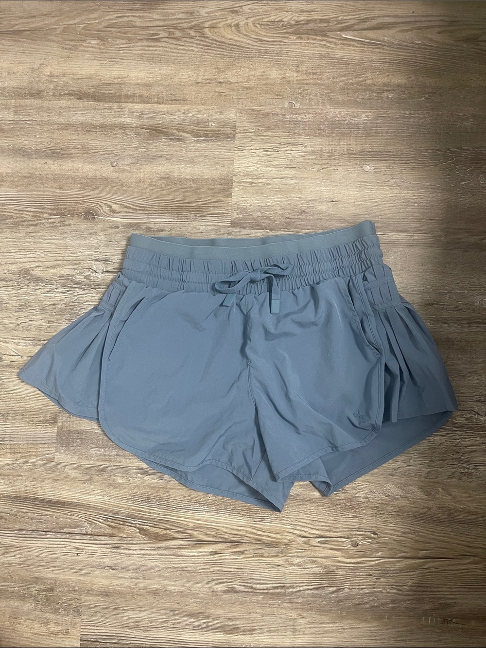 JoyLab Dusty Blue Women's Athletic Shorts with Drawstring